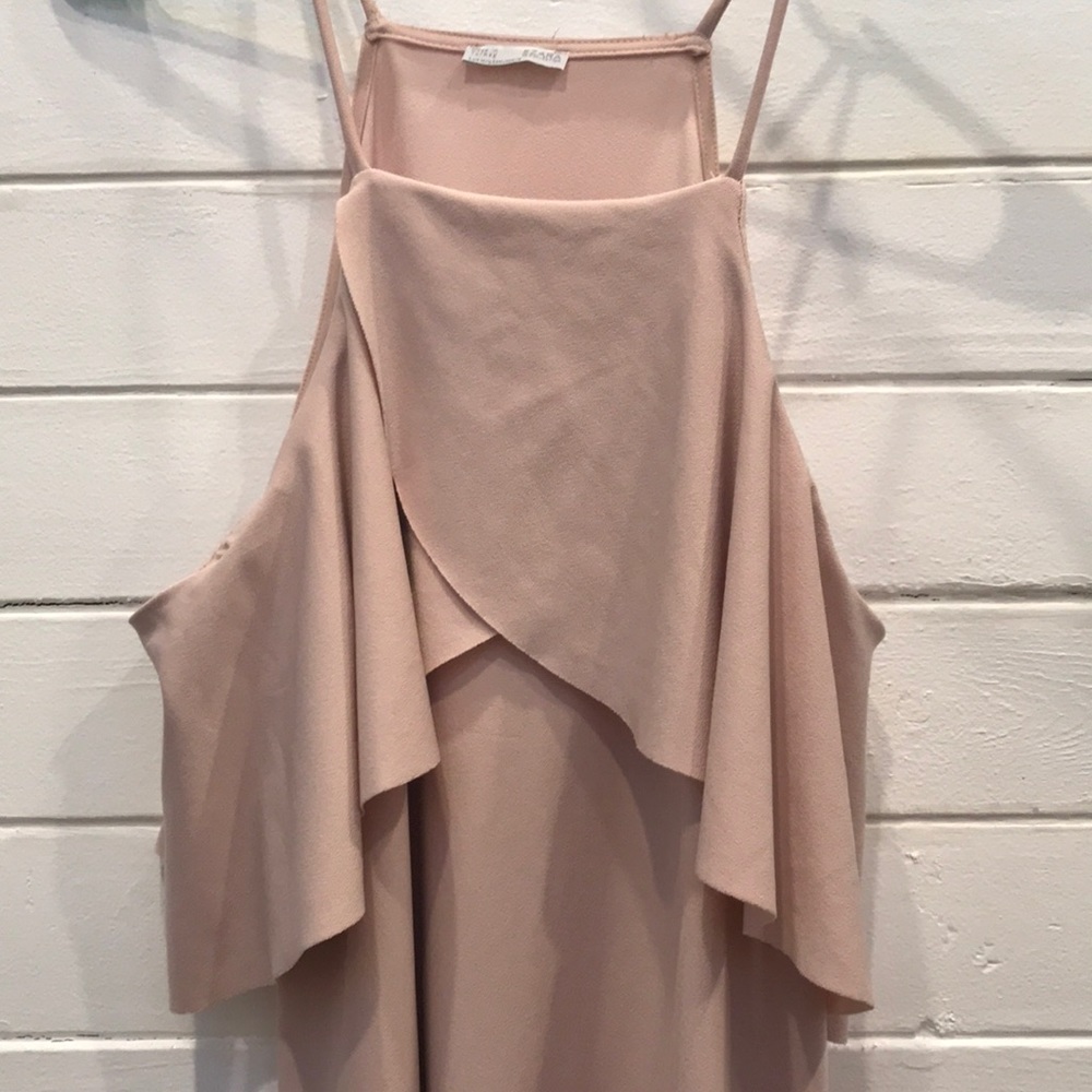 Zara blush dress